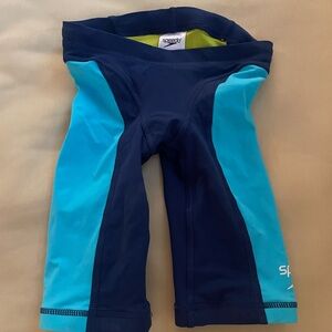 Speedo Kids Swim Trunks - Navy and Aqua